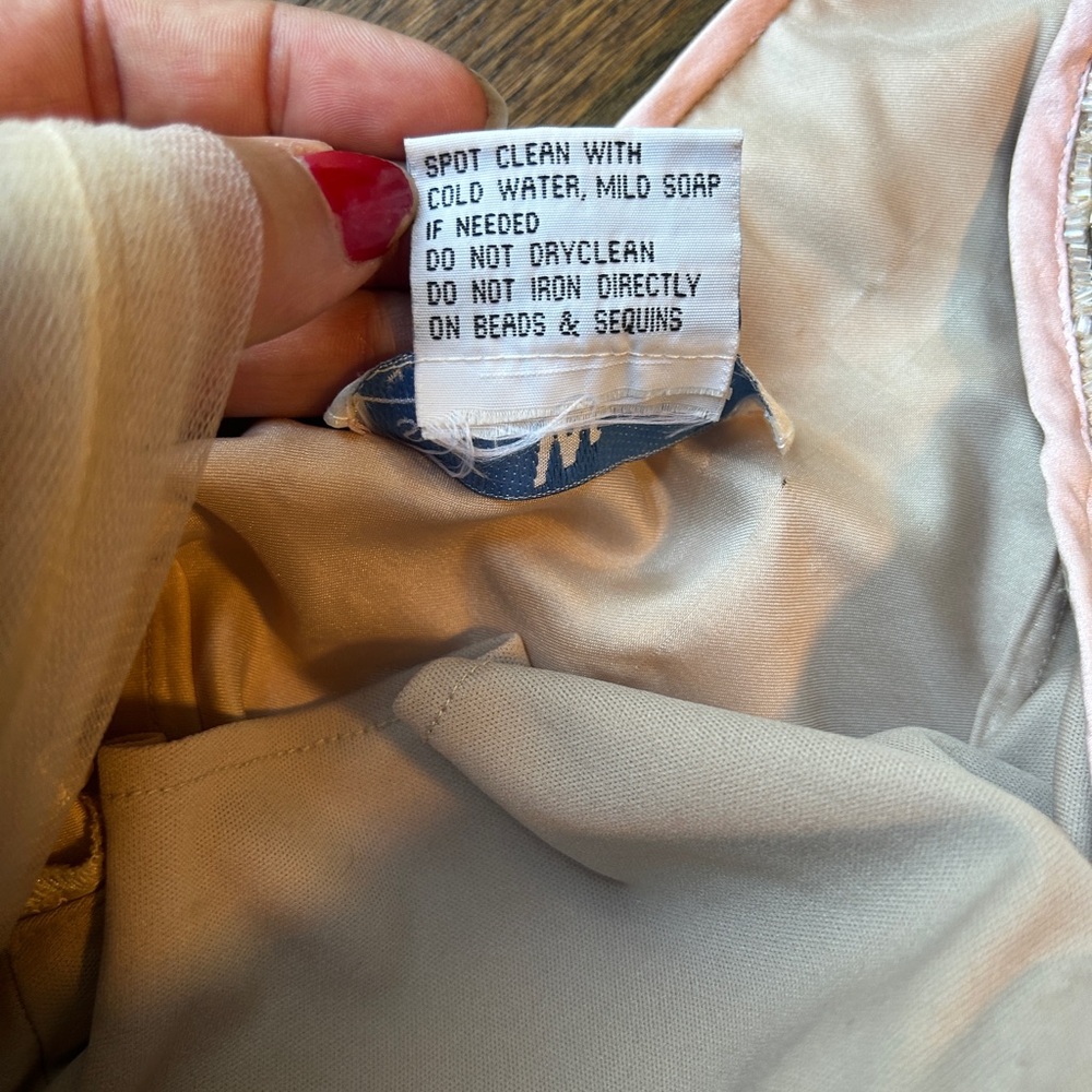 Vintage Sue Wong Designer Gown with scarf - Picture 9 of 10